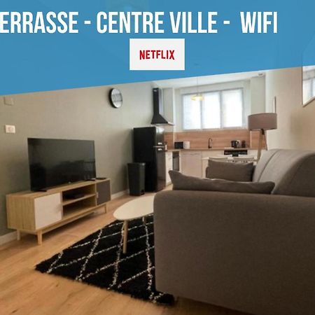 Centre Ville Superbe T2 Neuf Wifi Terrasse Netflix 페리괴 외부 사진